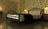 Kovová postel "TOSCANA" 180x200 včetně roštu+ kvalitní matrace