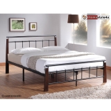 Kovová postel 160x200cm včetně roštu mod5072 + matrace