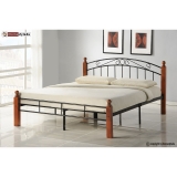 Kovová postel 160x200cm včetně roštu mod916 + matrace