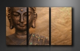 Dekorační obraz 160x90cm - 3 díly - 1041 - Budha