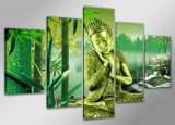 Dekorační obraz 160x80cm - 5 dílů - 5521 - buddha