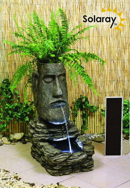 Luxusní kašna / fontána - velikonoční ostrov solární